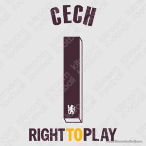 2011-12 Chelsea Goalkeeper Name Set #1 CECH Cup Set (Repro)
