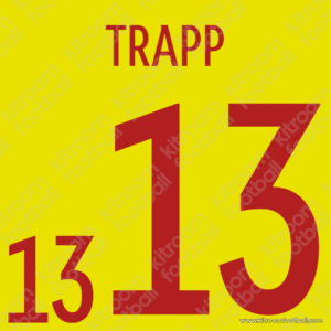 2022 FIFA World Cup Germany Goalkeeper Name Set #13 TRAPP (Repro)