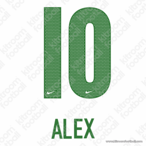 2012 Coritiba FC Home Name Set #10 ALEX (Repro)