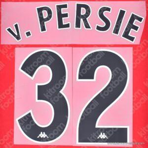 2003-04 Eredivisie Feyenoord Home Name Set #32 Van PERSIE (Repro)