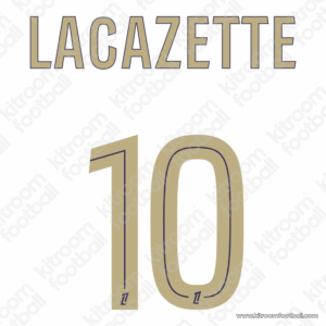 2024-25 Ligue One Olympique Lyon Fourth Name Set #10 LACAZETTE (Repro) - Image 1