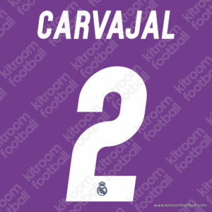 2016-17 Real Madrid Away Name Set #2 CARVAJAL (Repro)