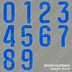 Official 2023-24 La Liga Barcelona Fourth Shorts Number (1 pc each) (TPT)