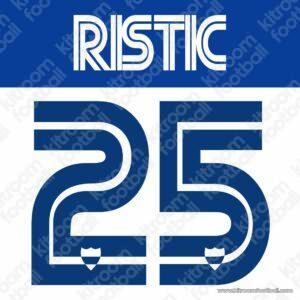 2006-07 Malaga CF Home Name Set #25 RISTIC (Repro)