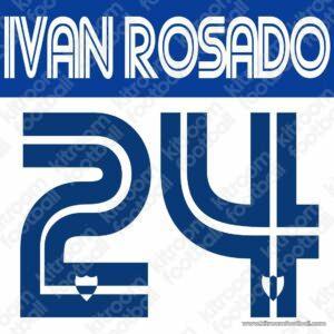 2006-07 Malaga CF Home Name Set #24 IVAN ROSADO (Repro)