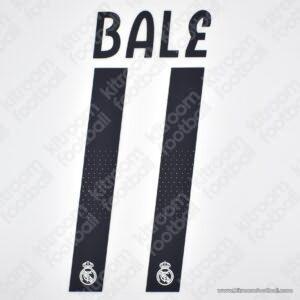 2018-19 Real Madrid Home Name Set #11 BALE Cup (Repro) - Image 1