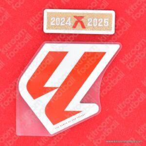 Original Player Issue 2025-26 La Liga Barcelona + Winner 2024 2025 Patch (Avery)