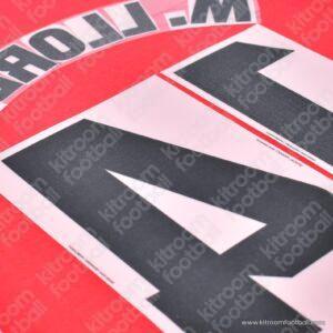 Original Player Issue 2023-25 La Liga Atletico Madrid Home,Away,3rd Kit Name Set #14 Marcos LLORENTE (Sipesa) - Image 3