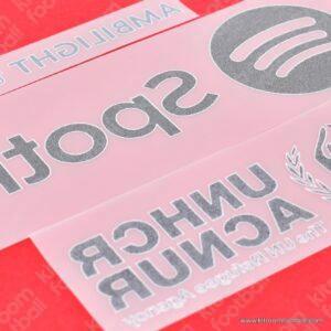 Original Player Issue 2024-25 Barcelona Home Sponsor Patch SPOTIFY ACNUR AMBILIGHT (TPT) - Image 3