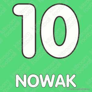 1998-99 Wolfsburg Home Name Set #10 NOVAK (Repro)