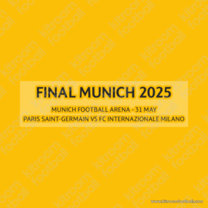 2024-25 UEFA Champions League Inter Milan Home Match Details MDT Patch FINAL MUNICH 2025 (Repro) - Image 1