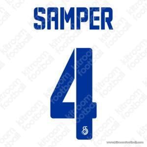 2016-17 Granada CF Home Name Set #4 SAMPER (Repro)