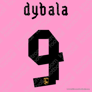 2012-14 Palermo Home Name Set #9 DYBALA (Repro)