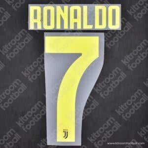 2018-19 Juventus Third Name Set #7 RONALDO (Repro)