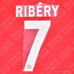 2013-15 Bayern Munich Home Name Set #7 RIBERY (Repro) v1