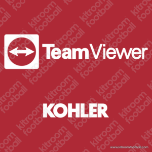2021-22 Manchester United Home Sponsor Patch TEAMVIEWER + KOHLER (Repro)
