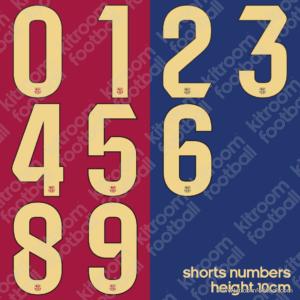 Original Player Issue 2024-25 La Liga Barcelona Home Shorts Number (1pc each) (TPT)