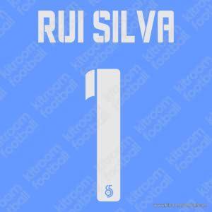 2016-17 Granada CF Goalkeeper Name Set #13 RUI SILVA (Silver) (Repro) - Image 1
