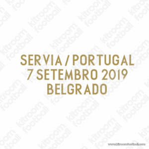 2019 UEFA Euro Qualifiers Portugal Away Match Details MDT Patch vs Serbia (Repro)