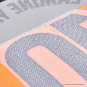 Original Player Issue 2025-26 Barcelona La Liga Third Name Set #10 LAMINE YAMAL (TPT) - Image 2