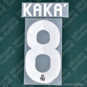 Official Reissue 2012-13 Real Madrid Away & Third Name Set #8 KAKA (Sporting ID)