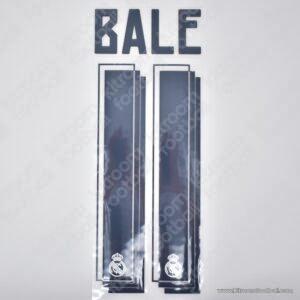 Official Reissue 2015-16 Real Madrid Home Name Set #11 BALE (Sporting ID)