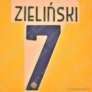 2024-25 Inter Milan Third Name Set #7 ZIELINSKI (Repro)