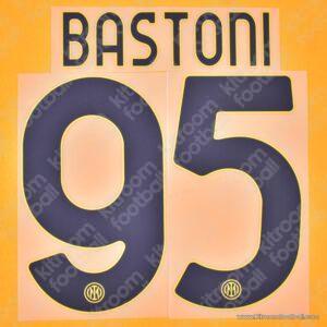 2024-25 Inter Milan Third Name Set #95 BASTONI (Repro)