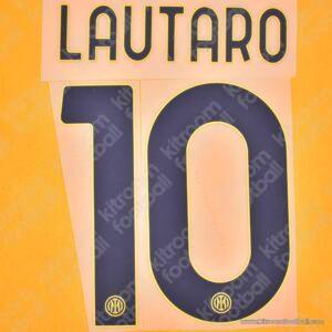 2024-25 Inter Milan Third Name Set #10 LAUTARO (Repro)