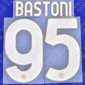 2024-25 Inter Milan Away Name Set #95 BASTONI (Repro)