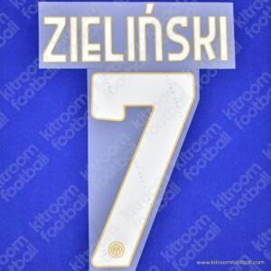 2024-25 Inter Milan Away Name Set #7 ZIELINSKI (Repro)