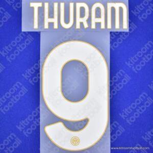 2024-25 Inter Milan Away Name Set #9 THURAM (Repro)