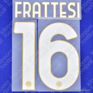 2024-25 Inter Milan Away Name Set #16 FRATTESI (Repro)