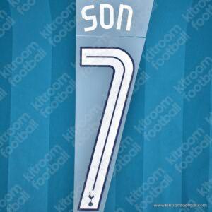 2024-25 Tottenham Cup Third Name Set #7 SON (Repro)