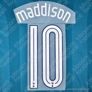 2024-25 Tottenham Cup Third Name Set #10 MADDISON (Repro)