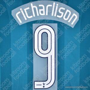 2024-25 Tottenham Cup Third Name Set #9 RICHARLISON (Repro)