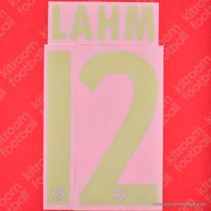 Official Reissue 2011-13 Bayern Munich Home Name Set #12 LAHM (DekoGraphics)