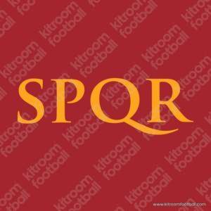 2023-24 As Roma Home Sponsor Patch SQPR (Repro) - Image 1