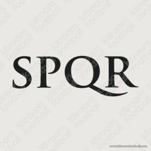 2023-24 As Roma Away Sponsor Patch SQPR (Repro)