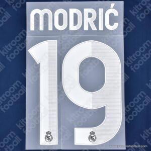 2012-13 Real Madrid Away & Third Name Set #19 MODRIC (Repro)
