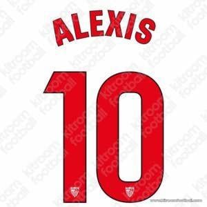 2025-26 Sevilla Home Name Set #10 ALEXIS (Repro)