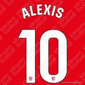 2025-26 Sevilla Away Name Set #10 ALEXIS (Repro)
