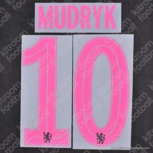 2024-25 Chelsea Cup Third Name Set #10 MUDRYK (Repro)