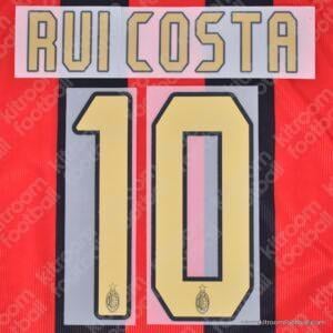 2004-07 AC Milan Home Name Set #10 RUI COSTA (Repro)