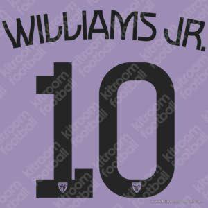 2024-25 Athletic Bilbao Cup Third Name Set #10 Nico WILLIAMS JR (Repro)