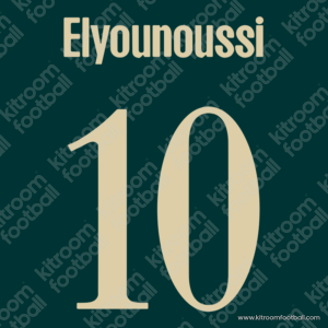 2024-25 FC Copenhagen Third Name Set #10 ELYOUNOUSSI (Repro) - Image 1