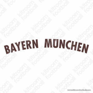 2013-14 Bayern Munich Sponsor Patch Club Name [Chocolat] (Repro)
