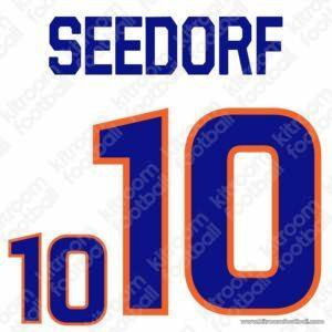 1996-97 Netherlands Third Name Set #10 SEEDORF (Repro)