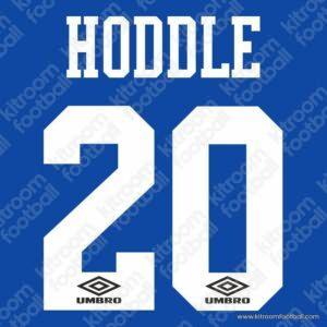 1993-95 Chelsea Home Name Set #20 HODDLE (Repro)