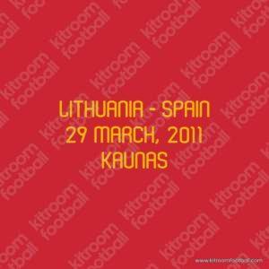 2011 Spain UEFA Euro Qualifiers Home Match Details MDT Patch vs Lithuania (Repro)